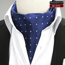 Для мужчин Винтаж свадьбы Формальные шарф галстук в горошек с принтом само связей джентльмен полиэстер шеи галстук LT88