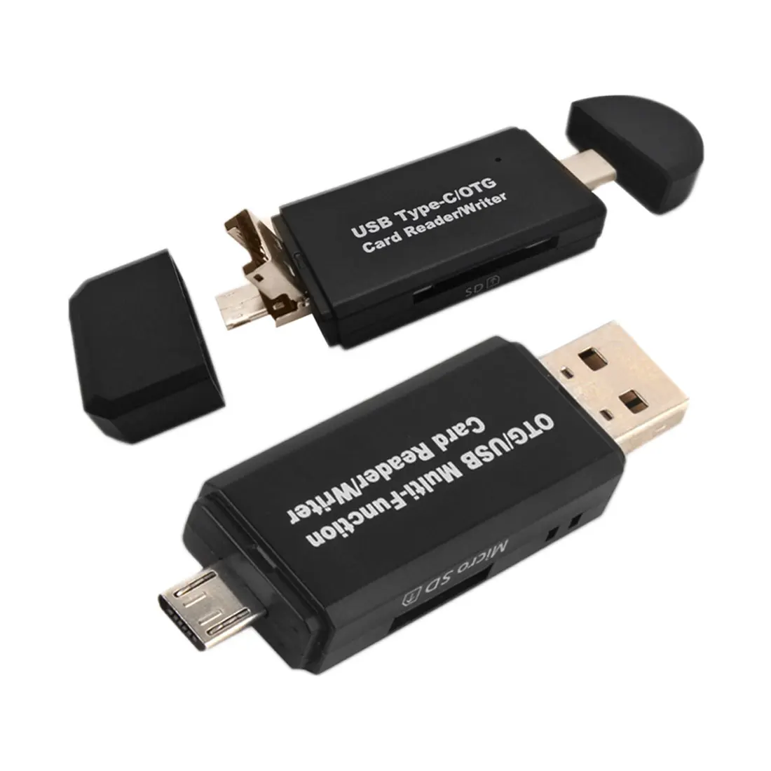 USB 2,0 TYPE-C кардридер микро интерфейс OTG кардридер с TF два-в-одном Мультифункциональный кардридер