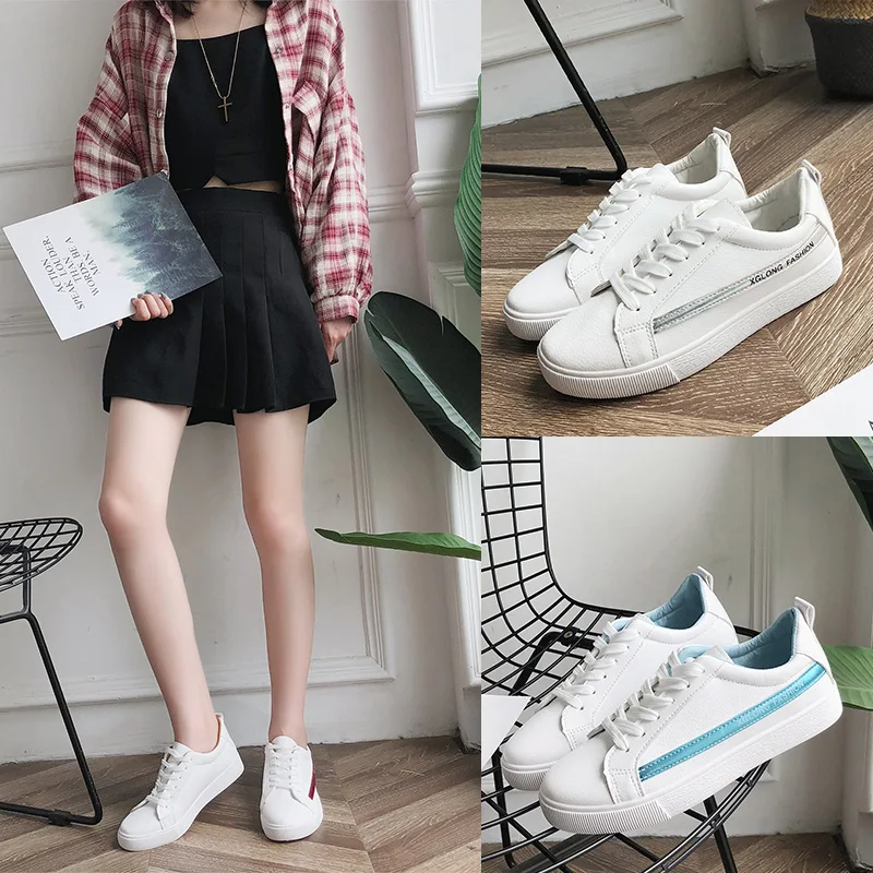 

2018 new Korean version of the wild flat bottom shoes casual student shoes.