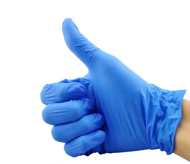 

Disposable nitrile gloves (blue)