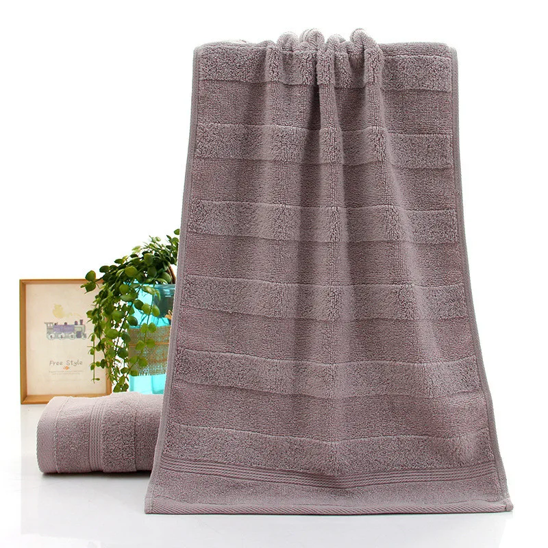 

3 Colors 100% Cotton Hand Towel Solid Twistless Yarn High And Low Terry Thicker Face Towel For Adult Super Absorbent Hotel Towel