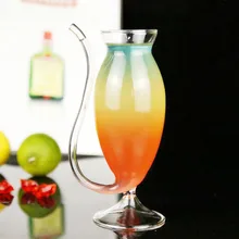 2 шт 150 мл креативная стеклянная кружка с соломинкой Для холодного напитка для домашнего использования и вечерние бокалы для вина