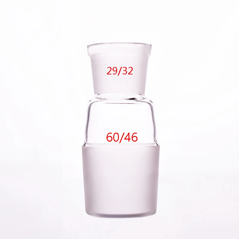 Borosilicate Glass Joint,Female 29/32,Male 60/46,Glass reducing Adapter,A type connector