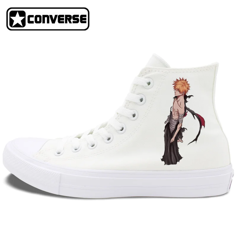 Prix pour Converse Chuck Taylor II All Star Chaussures Anime Bleack Design Noir Blanc Toile Sneakers Unisexe High Top Planche À Roulettes Chaussures Prix pour Converse Chuck Taylor II All Star Chaussures Anime Bleack Design Noir Blanc Toile Sneakers Unisexe High Top Planche À Roulettes Chaussures