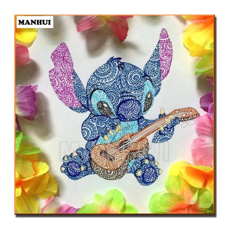 

DIY Diamond Painting Cross Stitch Full Round /SquareDiamond Diamond Embroidery Cartoon Animal Diamond Painting 111