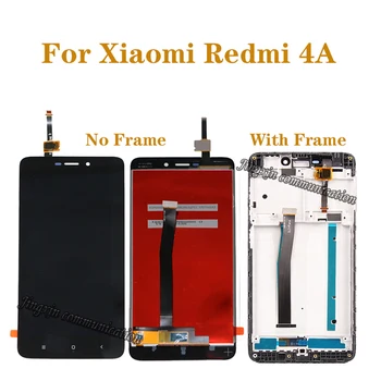 

5.0" new LCD for Xiaomi Redmi 4A LCD display + touch screen digitizer assembly replacement repair parts with frame