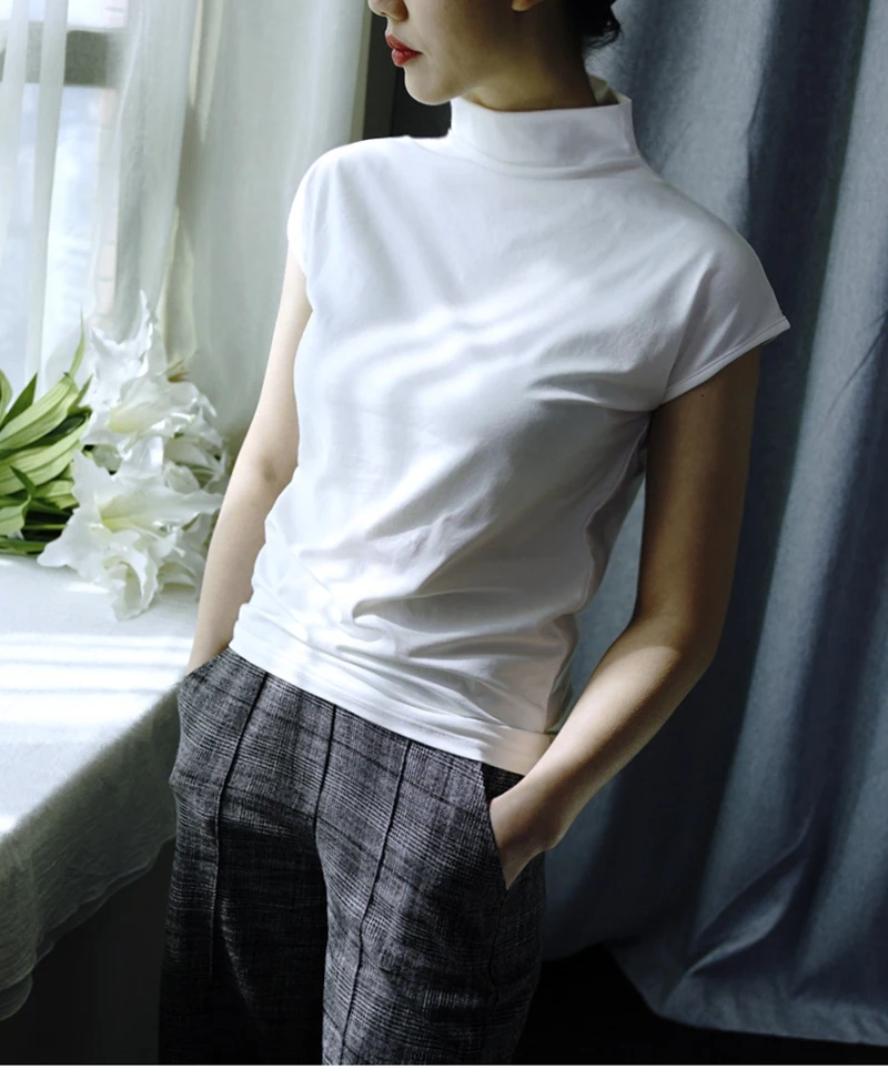 GIGOGOU летняя футболка с коротким рукавом женская Повседневная футболка 95% хлопок Топ Футболка Harajuku футболка топы размера плюс 2XL 3XL