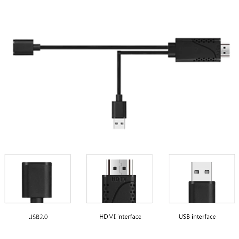 

HDMI USB C HDMI Cable Type C USB to HDMI 4k 2k HDTV Cable for Galaxy S8 S8+ Plus Huanwei Mate10 Phone USB-C HDMI Adapter