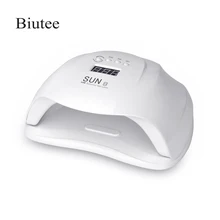 Biutee 54W Nail Dryer UV LED Nail Lamp Gel Polish Curing Lamp with Bottom 30s/60s Timer LCD Display Lamp for Nail Dryer 54w nail dryer dual uv led nail lamp gel polish curing light with bottom 30s 60s timer lcd display lamp for nails nail dryer