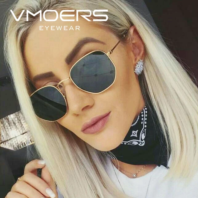 VMOERS дамы небольшой солнцезащитные очки пилота Для женщин ретро Классический
