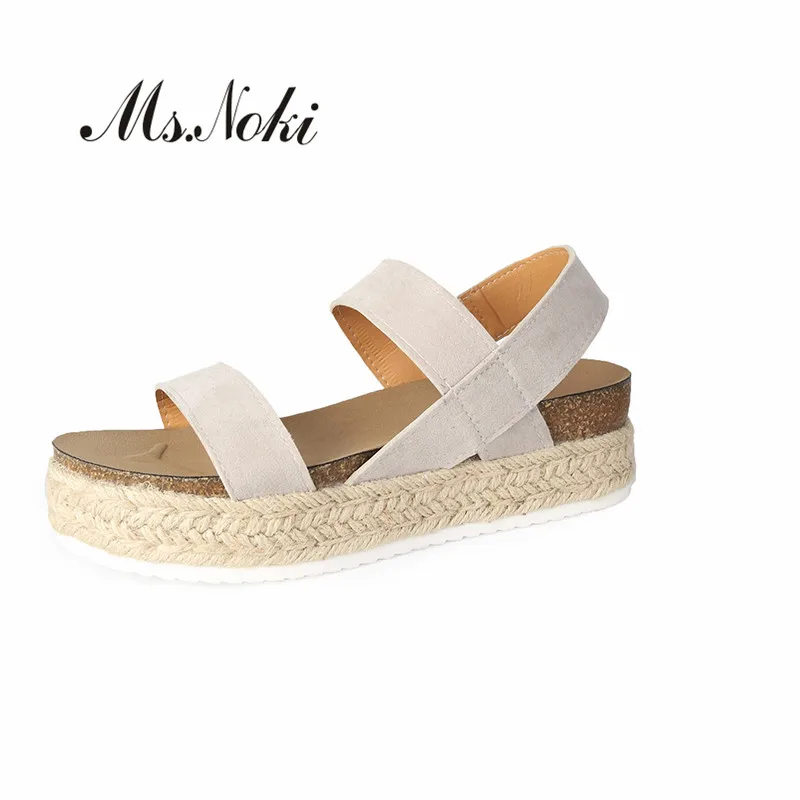 

lager size women sandals summer Fashion snake wedges ladies casual shoes Retro platforms solid high heel woman sandals of spring