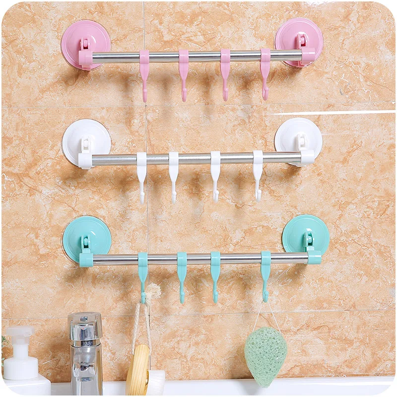 

Nail-free bathroom seamless wall hanging hook bathroom suction cup kitchen wall hook