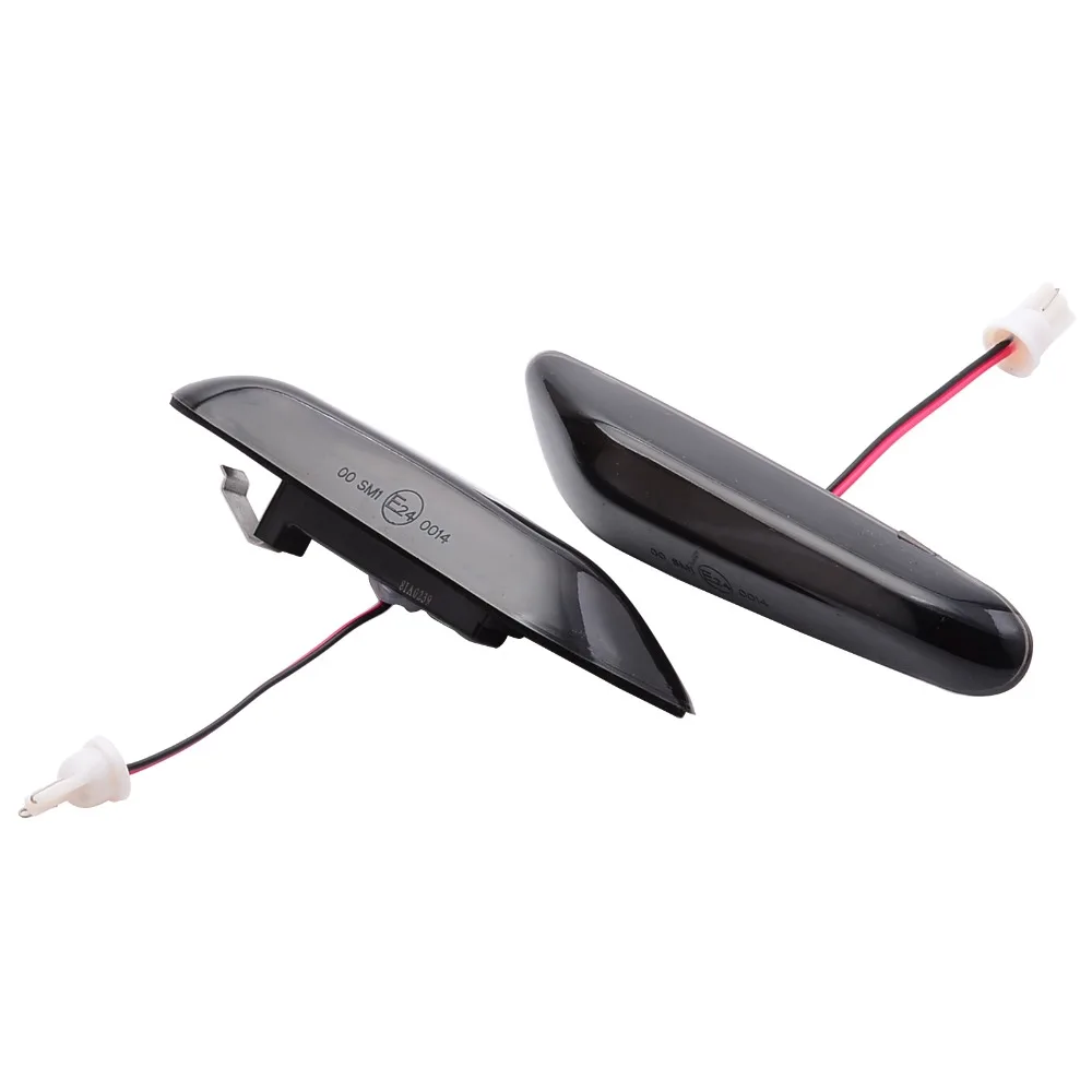 2x Smoke LED Side Marker Turn Indicator Lights Left Right For BMW E90 E91 E92 E39 E60 E46 E83 E53 E36 E81 Error Free 2x Smoke LED Side Marker Turn Indicator Lights Left Right For BMW E90 E91 E92 E39 E60 E46 E83 E53 E36 E81 Error Free