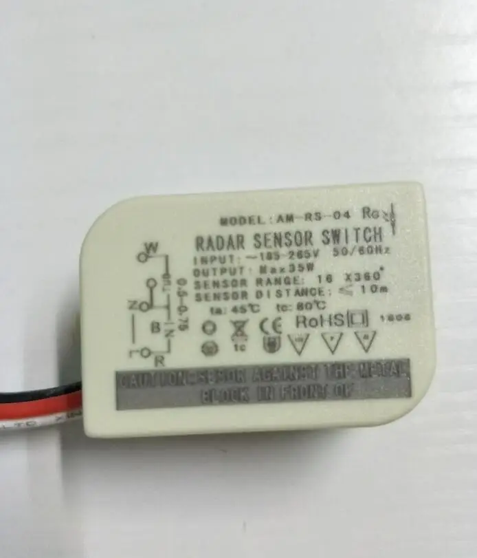 

10pcs New 35W 220V Light Control Sensor Switch Corridor Internal Radar Microwave Ceiling Lamp Installation Automatic Auto On Off