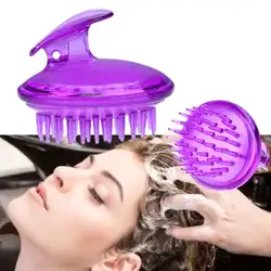 Силиконовые массажер для головы шампунь массаж головы Кисть мытье волос гребень щетка для душа ванны похудения массаж кисти