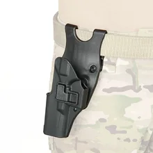 PPT gran oferta táctica militar TAN Color negro y mano izquierda G17 funda para caza tiro GZ7-0094