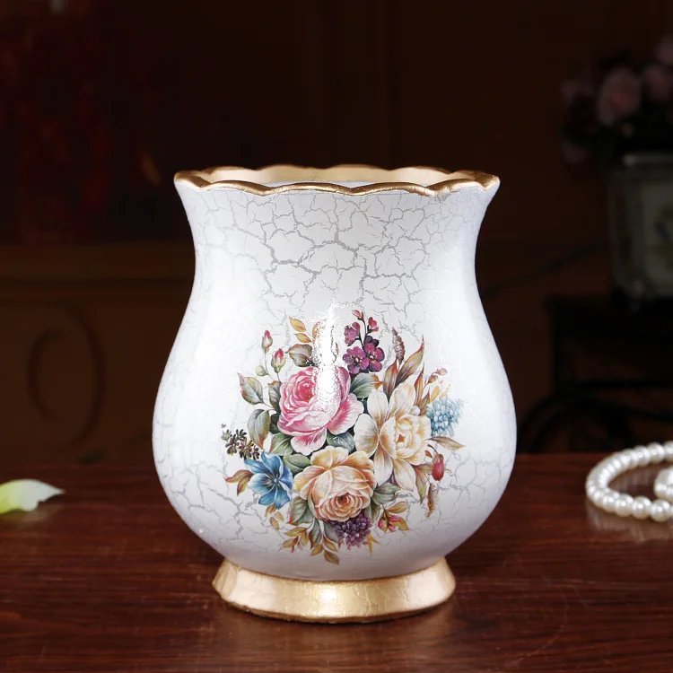 

The European simple retro Home Furnishing spot ornament flower ornaments wholesale ceramic vase SE505