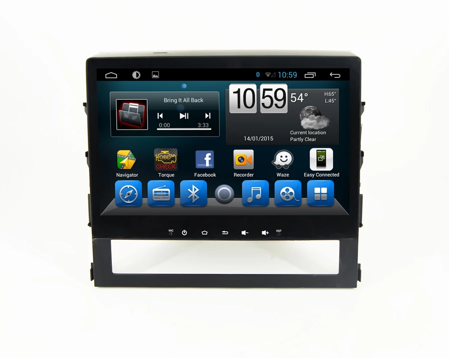 Flash Deal Navirider car dvd player for Toyota Land Cruiser 2016 LC200 octa core android 8.1.0 car gps multimedia head unit stereo 0
