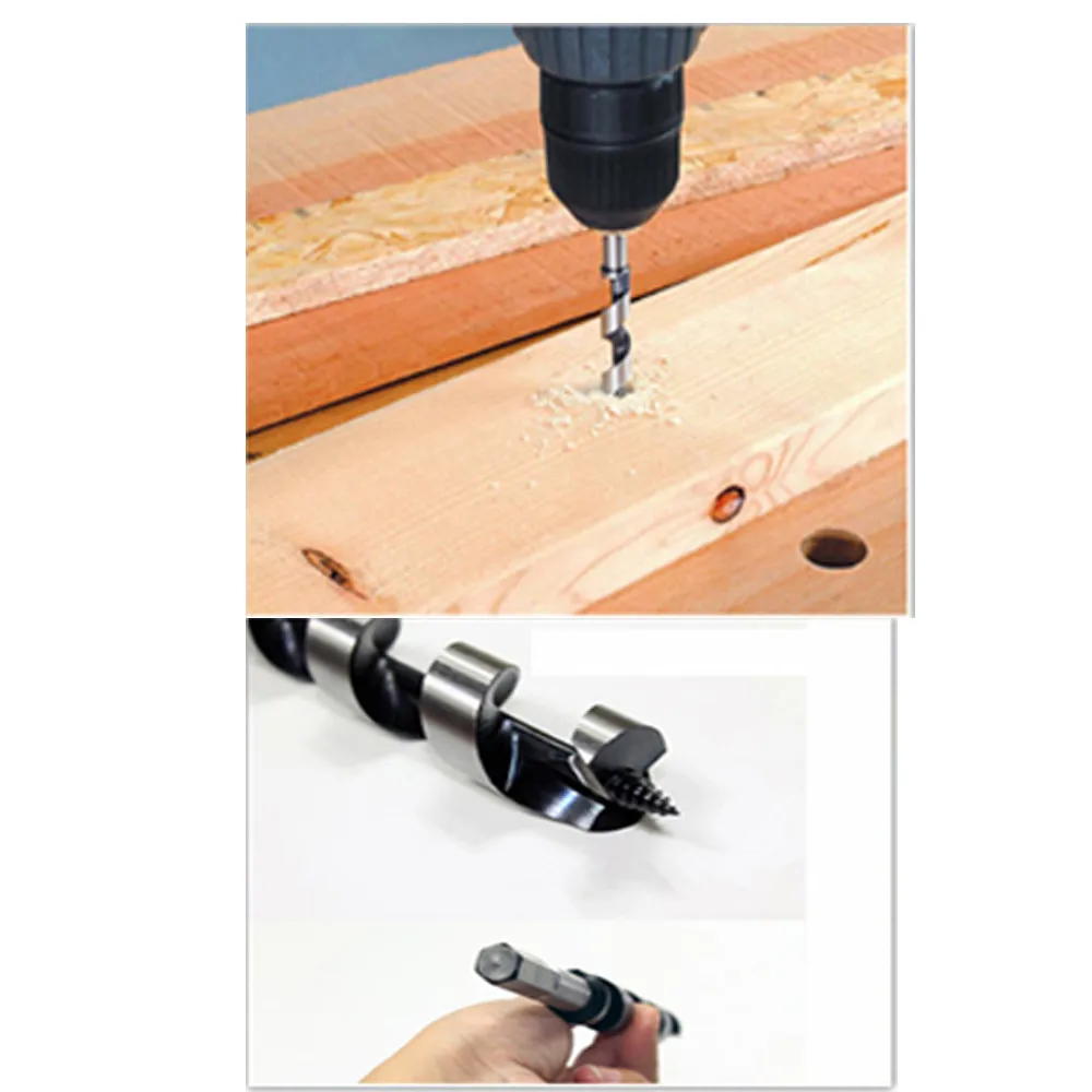 5pcs 6,8,10,12,14mm Deluxe Auger Drill Bit set Set Long Ship wood hole