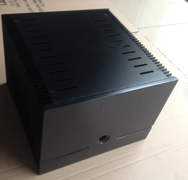 D 008 CNC все алюминиевый корпус Чехол коробка шкаф для DIY аудио усилитель мощности 245