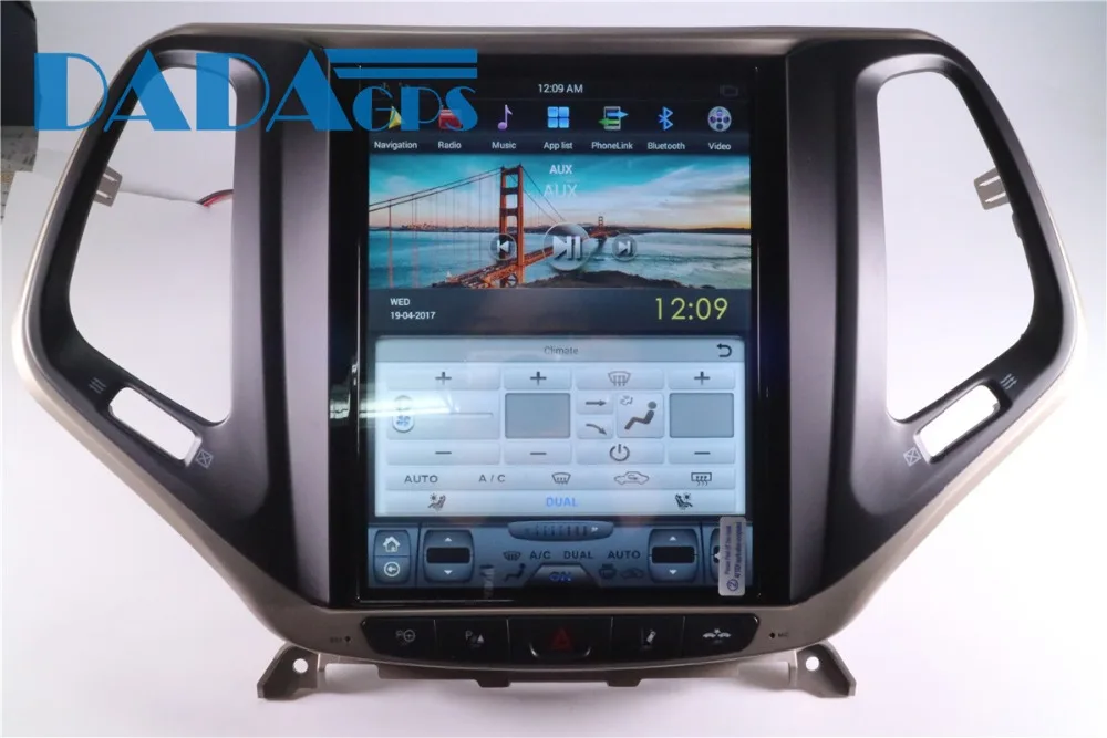 Best Android 6.0 Tesla style Car DVD Player Radio GPS Navigation For JEEP Cherokee 2014-2018 Auto Car Stereo Headunit Multimedia Unit 0 Best Android 6.0 Tesla style Car DVD Player Radio GPS Navigation For JEEP Cherokee 2014-2018 Auto Car Stereo Headunit Multimedia Unit 0