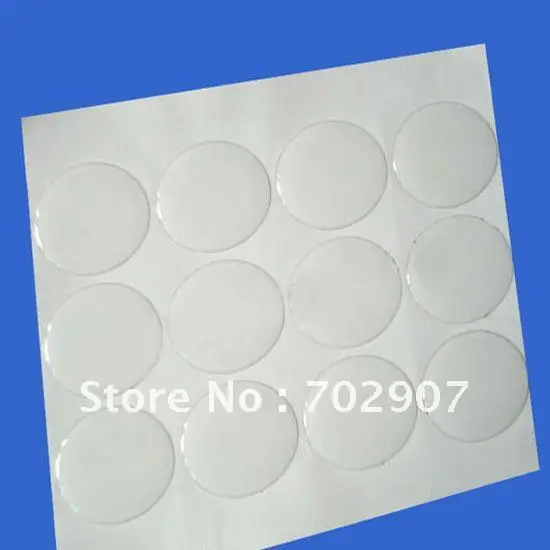 

Wholesale Clear Epoxy Sticker Resin 1 1/2 inch Round Dome Resin For Bottle Cap Pendant "1000pcs/lot"