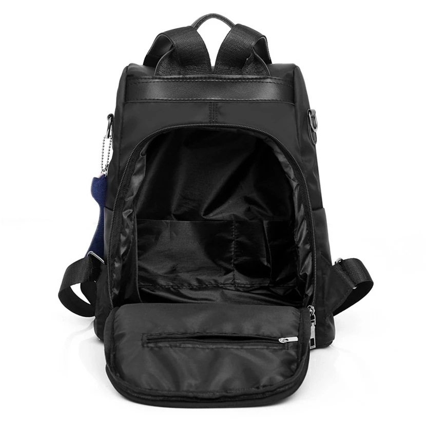 Модный женский рюкзак с защитой от кражи, водонепроницаемый, Оксфорд, рюкзак, кошелек, большая вместительность, сумка для книг, простые сумки на плечо для женщин