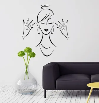 

Wall Decal Beauty Salon Hair Nail Babrer Stickers Art Vinyl Stickers