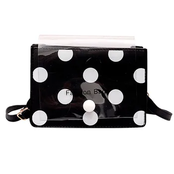 

Maison Fabre Small Women Bags PU leather Messenger Bags Fashion Solid Color Wave Point Shoulder Bag Dot Jelly Satchels DROPSHIP