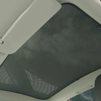 

Glass Roof Sunshade Front+Rear Car Skylight Blind Shading Net for Tesla Model 3 NJ88