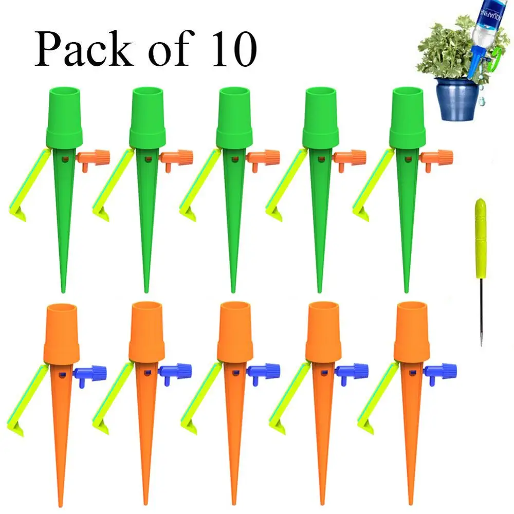 

10pcs New Watering Kits Self Automatic Plant Watering Spikes Adjustable Stakes Irrigation System Watering Device for Houseplant