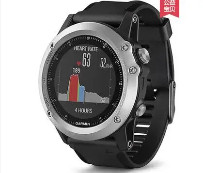 Garmin Fenix 3/5 СЕРЫЙ Fly-3 hr сапфировое зеркало мужские Фотоэлектрические пульсометр многофункциональные уличные спортивные часы для верховой езды смарт - Цвет: Fenix 3