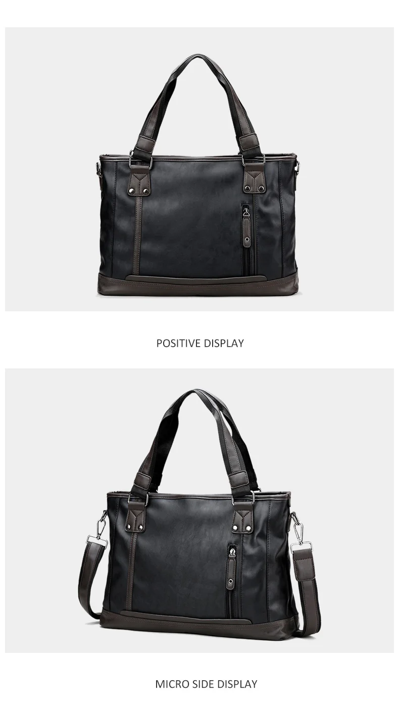 Для Мужчин's Портфели сумки на плечо для Бизнес Винтаж сумка 1" ноутбук сумки из натуральной кожи мужские сумки через плечо кожаные сумки для путешествий, сумки XA176ZC