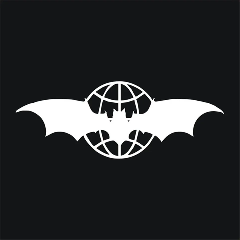 197.4cm Dazzle Color Bat Fashion Creative Cartoon Car Sticker Windshield Decorative Decals BlackSilverLaser (3)