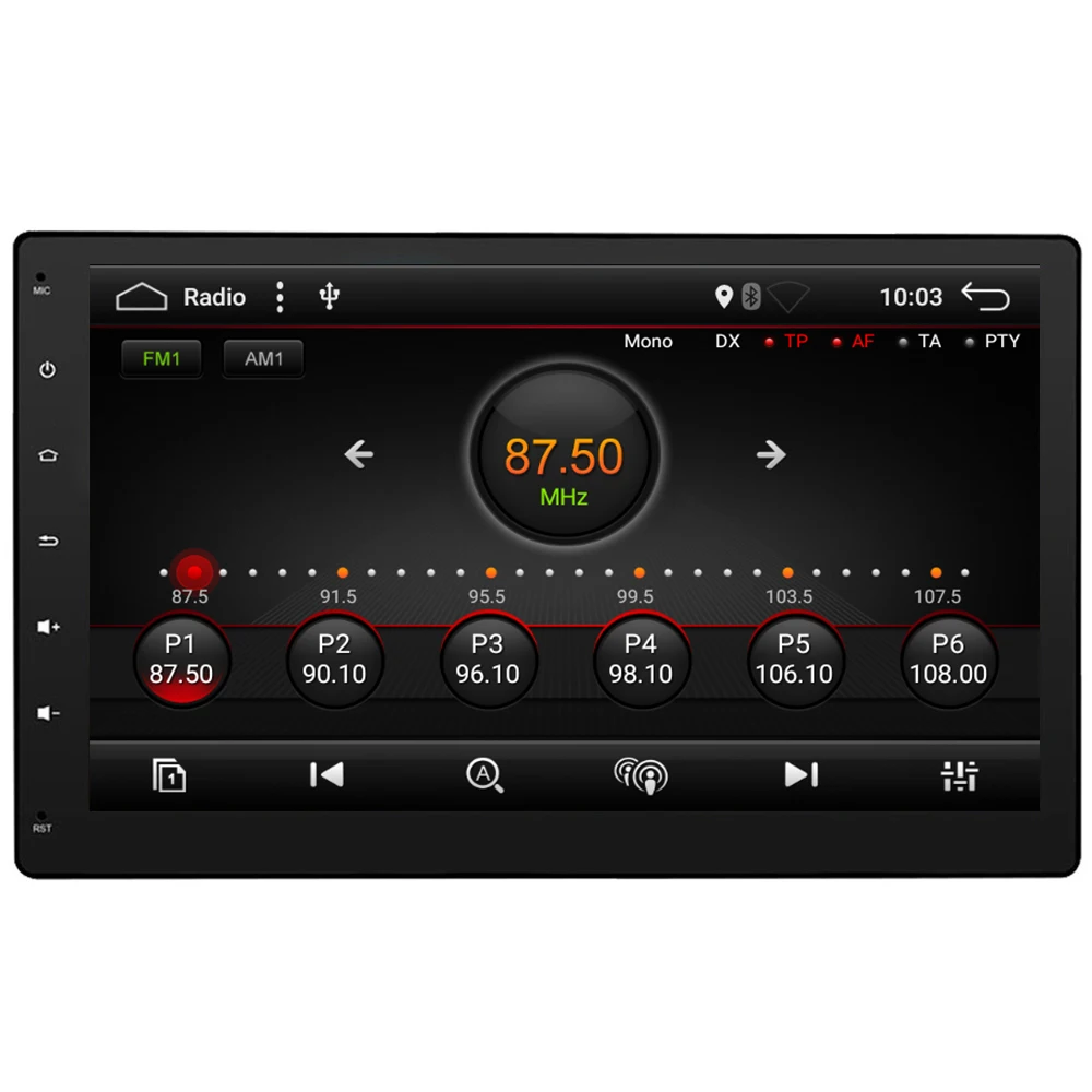 Flash Deal Eunavi 2G RAM Universal 2 Din Android 9.0 Car Radio Stereo GPS Navi 10.1