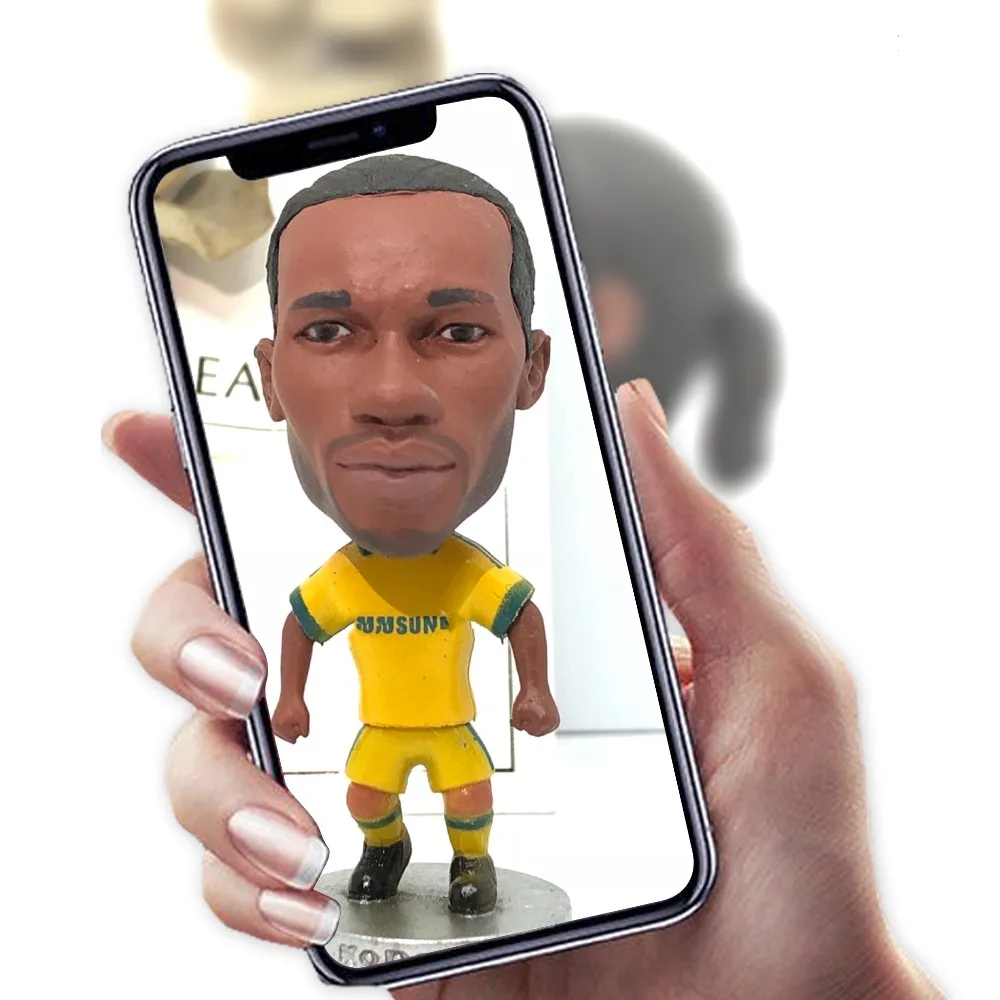 2019 куклы Soccerwe футбольная фигурка звезда Дрогба # * 9 18 19 подвижные швы Смола Модель