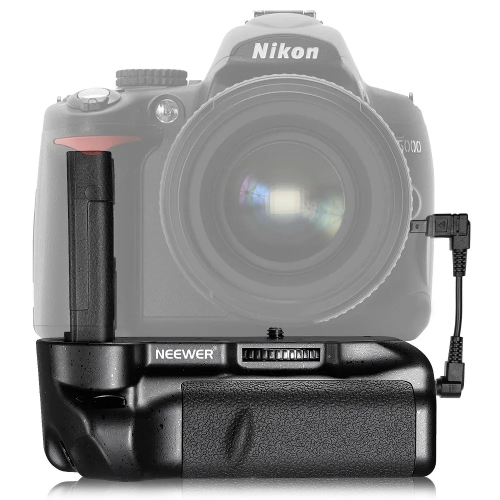 Neewer Vertical Shutter Release Battery Grip Work with EN EL9/EN EL9A