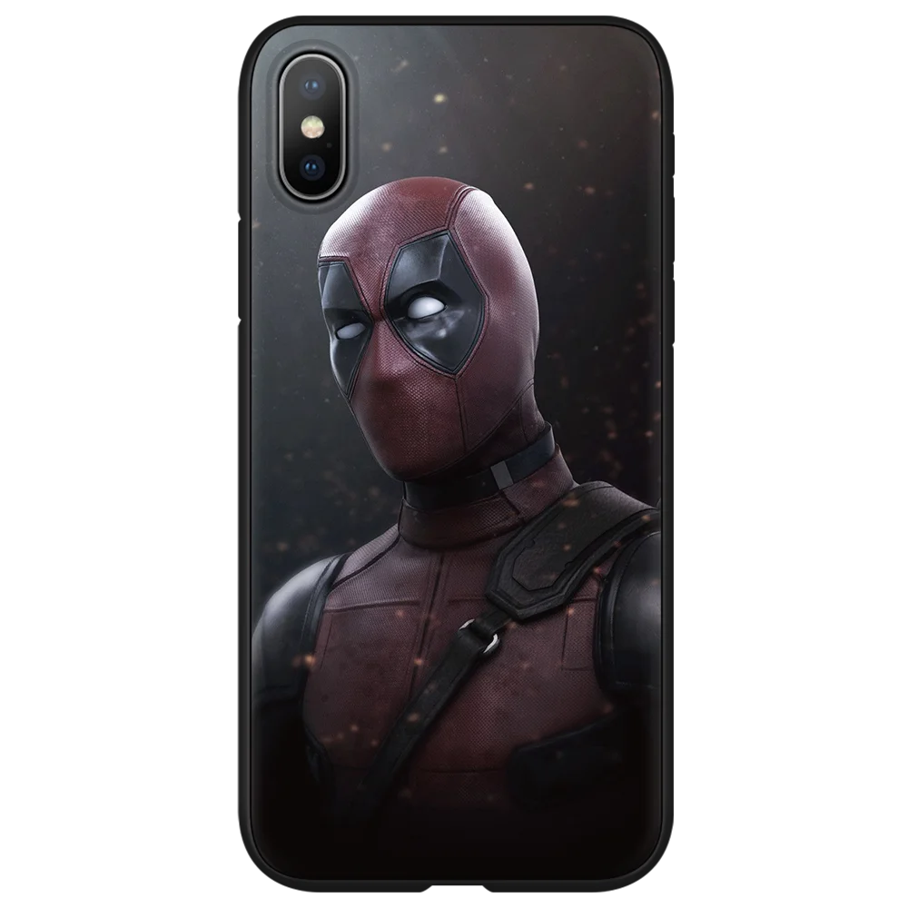 Marvel Мстители Jorker Dead Pool печать рисунок чехол TPU Мягкий для iPhone XS Max 7 8 Plus XS X 6 6S 5 5S 11 Pro Чехол для Max XR