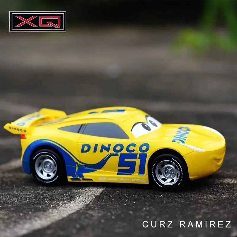 Genuine Disney Pixar Cars 3 Lightening Mcqueen Car with Remote Controller Toy Children Boys Car Race Xmas Gifs 22cm