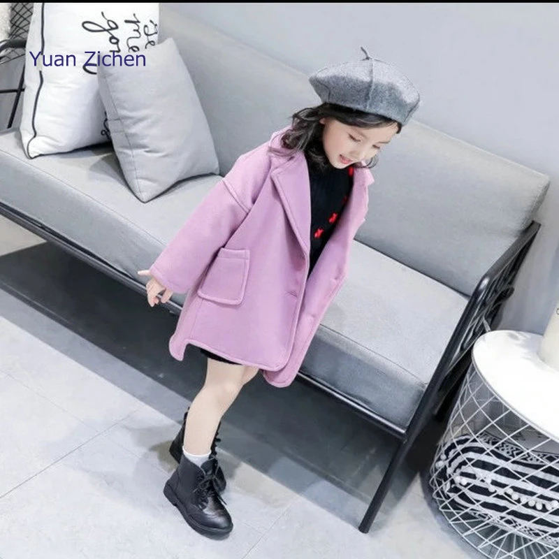 Autumn Winter Children Jackets Baby Coat Faux Fox Fur Children