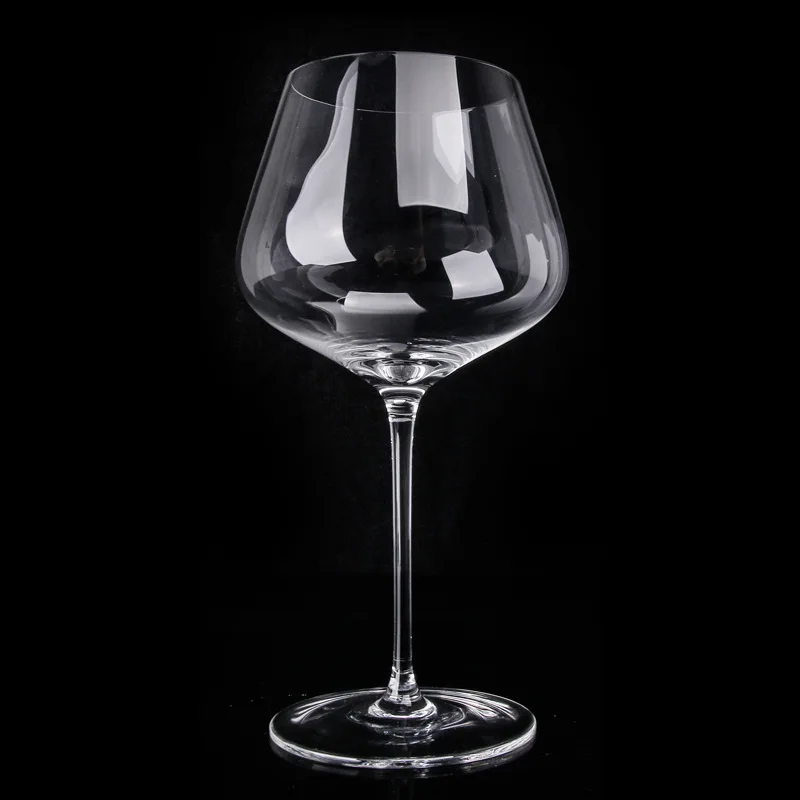 Европейское прозрачное бургундское вино ручной работы, бессвинцовое Хрустальное стекло, бокал для вина с холодным вырезом, высококачественное стекло, Кубок, 4 шт