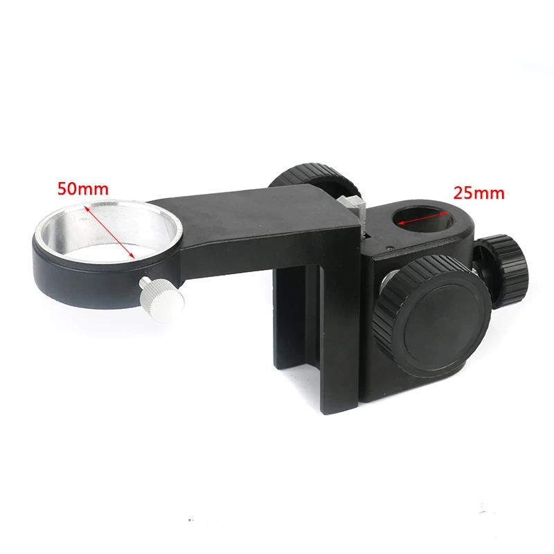 Billige 50mm Durchmesser Einstellbare Stereo Mikroskop Stehen Halter Gelenk Arm Halterung Mikroskop Getriebe Zubehör