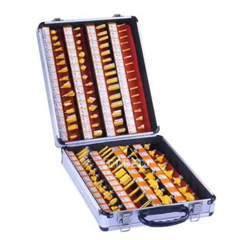 

New 100-piece/Set Tungsten Carbide Router Bit Set Woodworking Milling Cutter Trimming Machine Cutter Head Milling Cutter RC-100