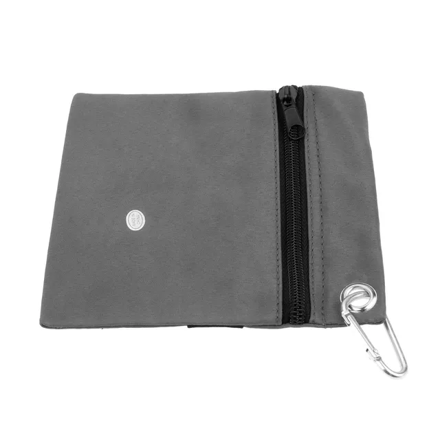 Nylon Zippered Golf Tee Bag Ball Storage Case Holder Pouch With Nylon Zippered Golf Tee Bag Ball Storage Case Holder Pouch With Carabiner Outdoor Sports Training