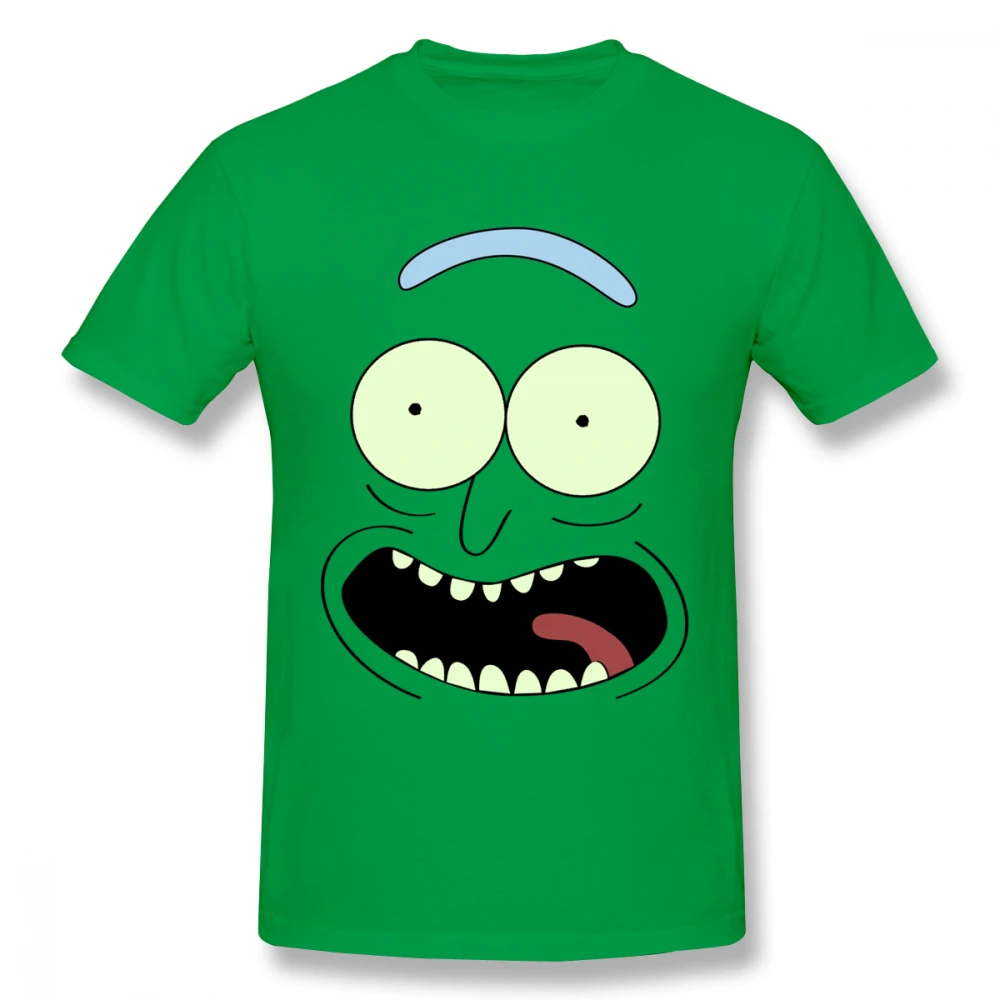 

Pickle Rick And Morty T-shirt For Men Plus Size 5XL 6XL Group Tshirt