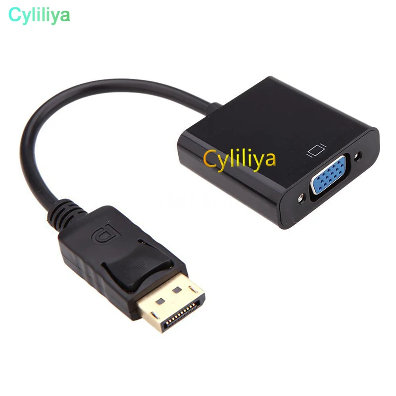 100 шт. дисплей Thunderbolt порт дисплея DP Мужской VGA Женский кабель адаптер для ПК ноутбука
