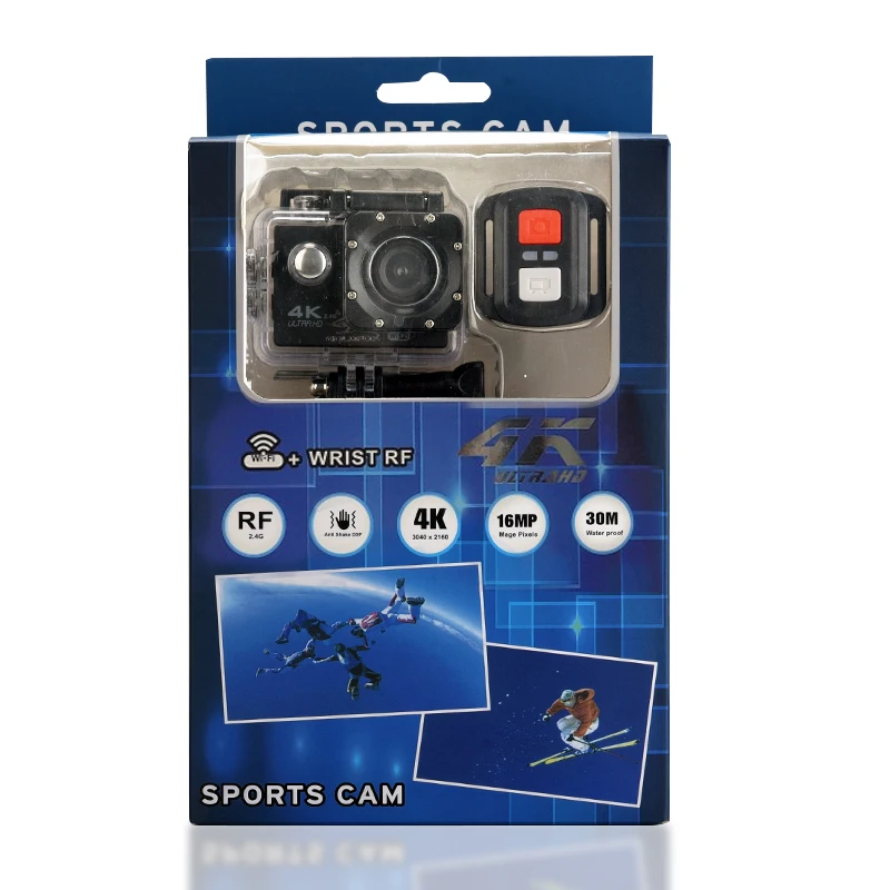 H16R экшн-камера wifi Ultra HD мини-камера 4K go подводный водонепроницаемый pro Видео Спортивная камера шлем Спортивная камера