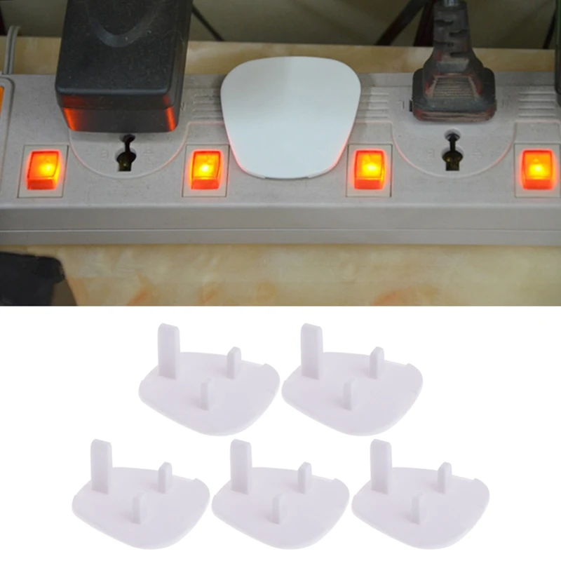 10 X Stecker Steckdose Abdeckungen Babys Kinder Sicherheit Schutz für UK 3 Pin