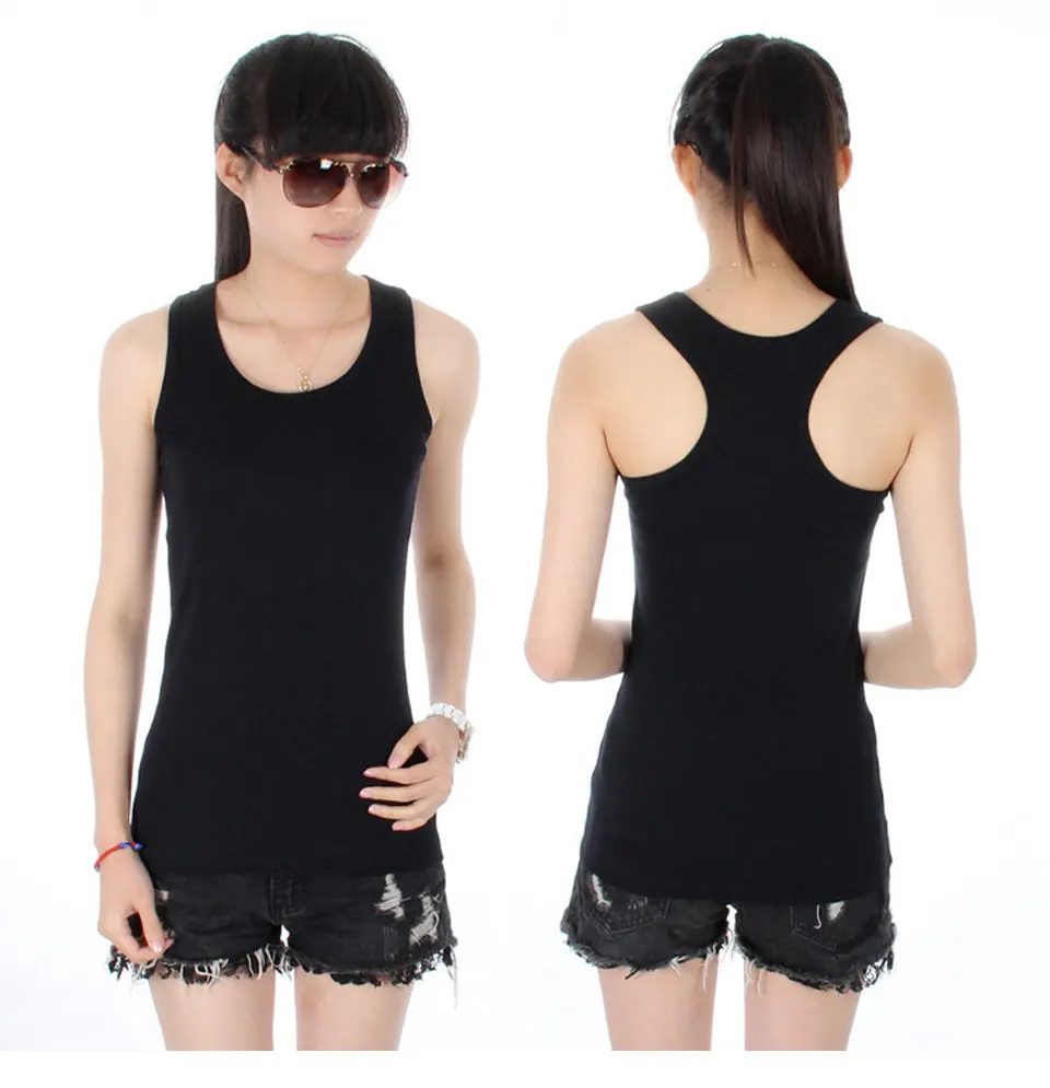 Strap vest cotton summer fine thread vest vest Y-line camisole vest jacket cotton (4)