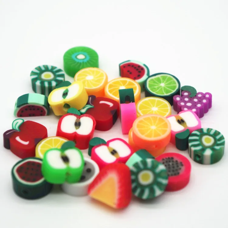 Бусины из полимерной глины 10 мм разные цвета|bead assortment|beads charmsclay beads |